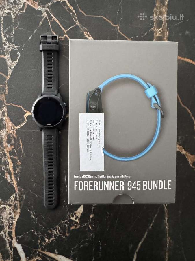 Garmin Forerunner 945 Bundle + priedai - nuotraukos Nr. 2