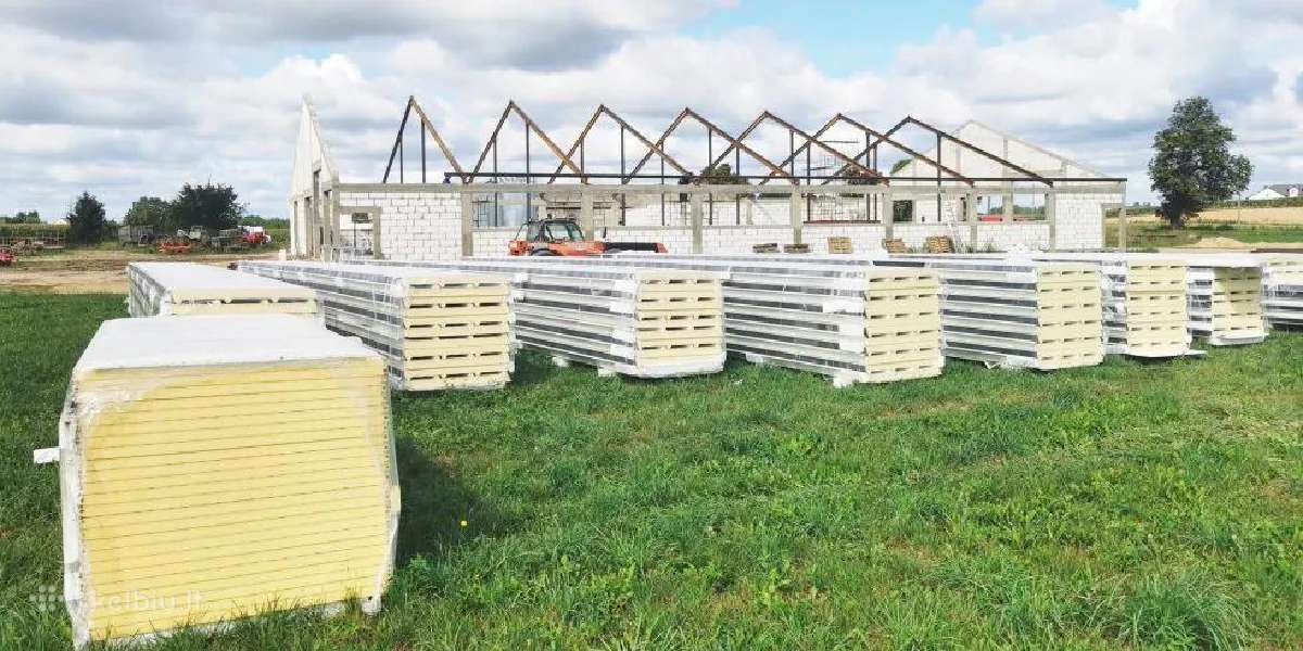 Daugiasluoksnės sendvič plokštės nuo 80m2 kiekio - nuotraukos Nr. 3