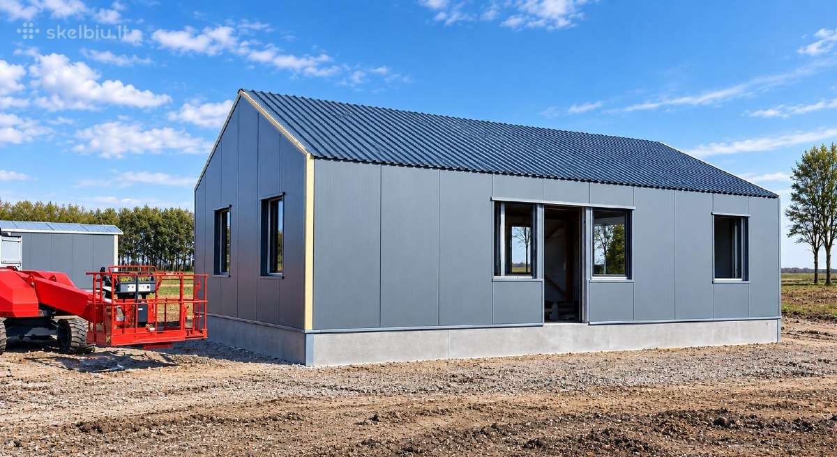 Daugiasluoksnės sendvič plokštės nuo 80m2 kiekio - nuotraukos Nr. 8