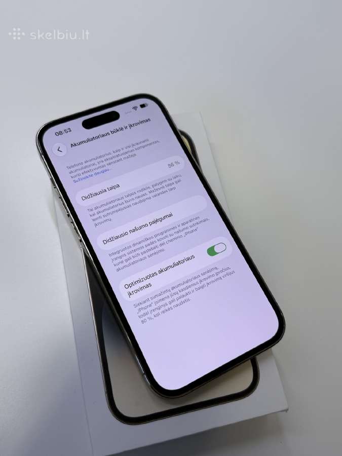 iPhone 14 Pro 256 GB - kaip naujas! - nuotraukos Nr. 7