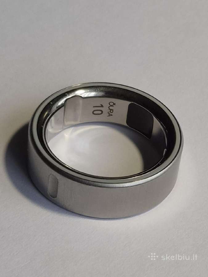 Oura Ring 4 išmanusis žiedas, matinis sidabras, 10 - nuotraukos Nr. 5