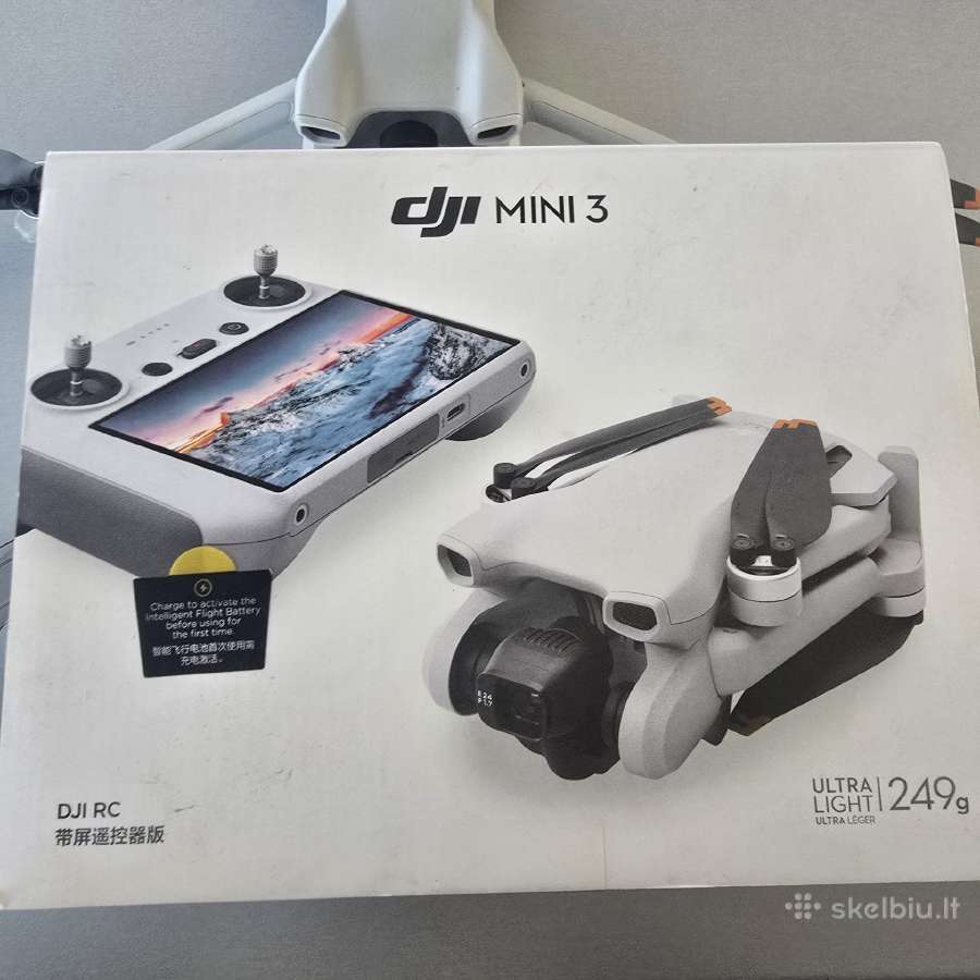 Dji Mini 3 dronas RC pultu - nuotraukos Nr. 6
