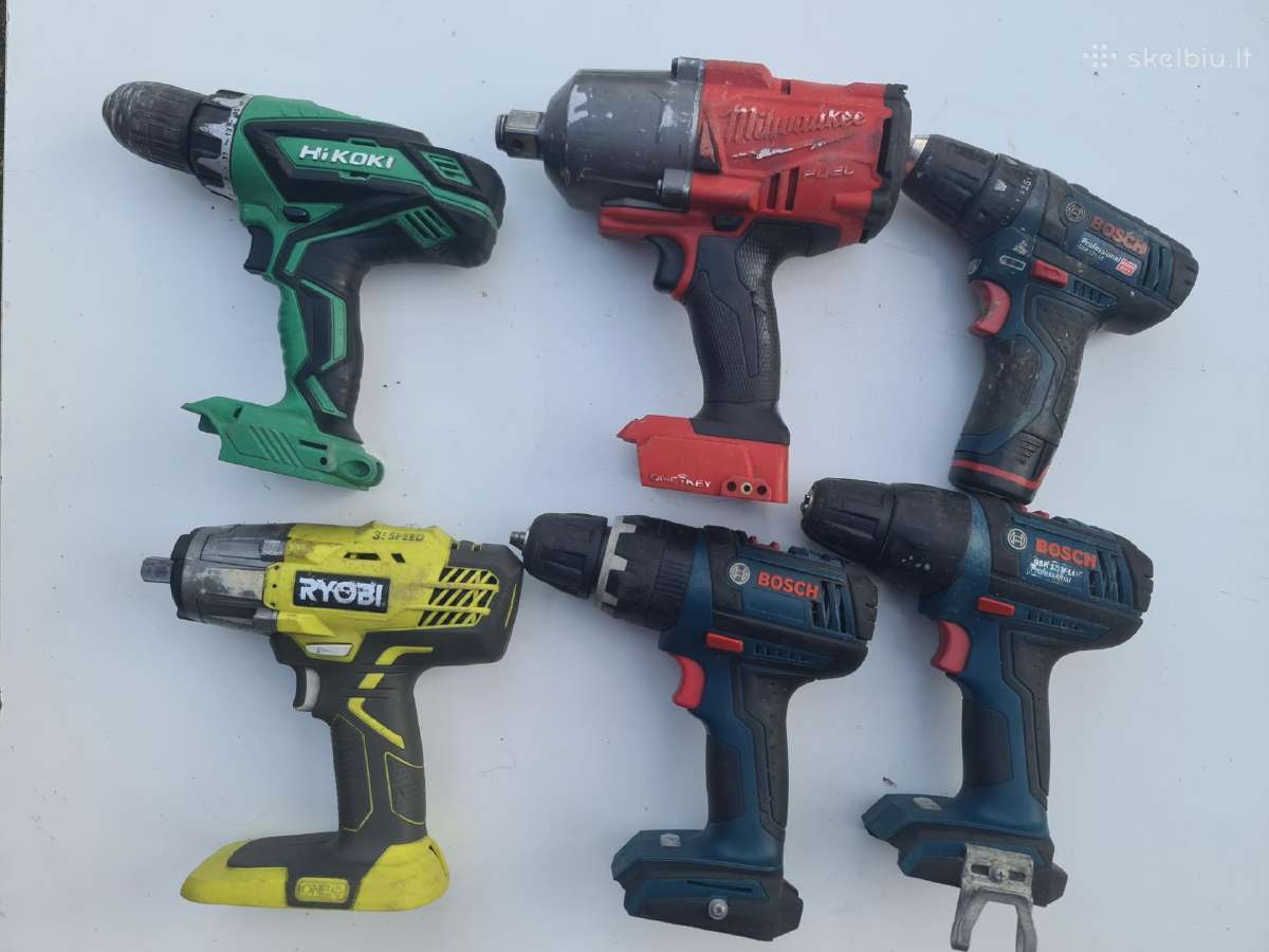 Dewalt Bosch Milwaukee Festool Ryobi hikoki - nuotraukos Nr. 3