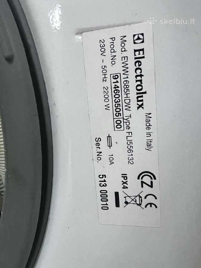Skalbimo mašina-džiovyklė Electrolux - nuotraukos Nr. 2
