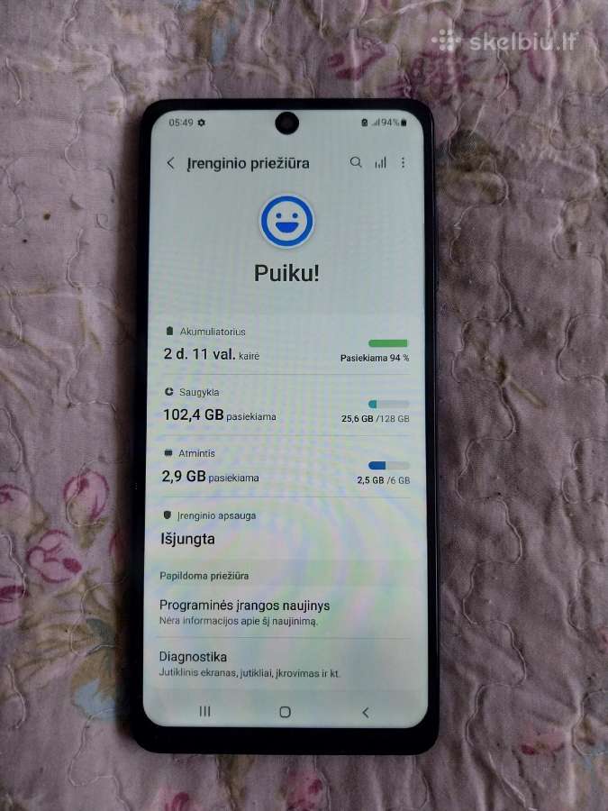 Samsung a71 128gb - nuotraukos Nr. 7
