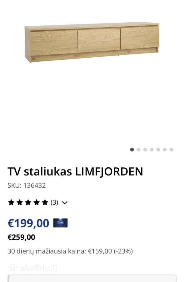 Jysk TV staliukas - nuotraukos Nr. 3