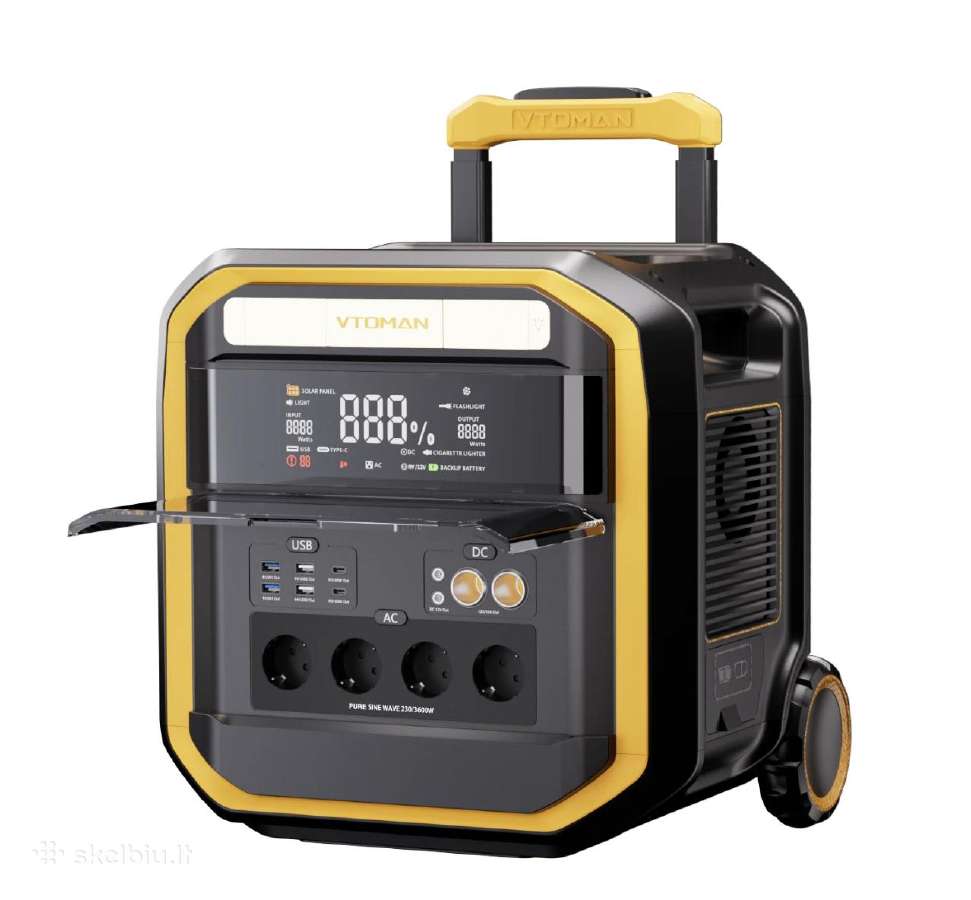 Vtoman Flashspeed Pro 3600 energijos stotelė 7200w - nuotraukos Nr. 2