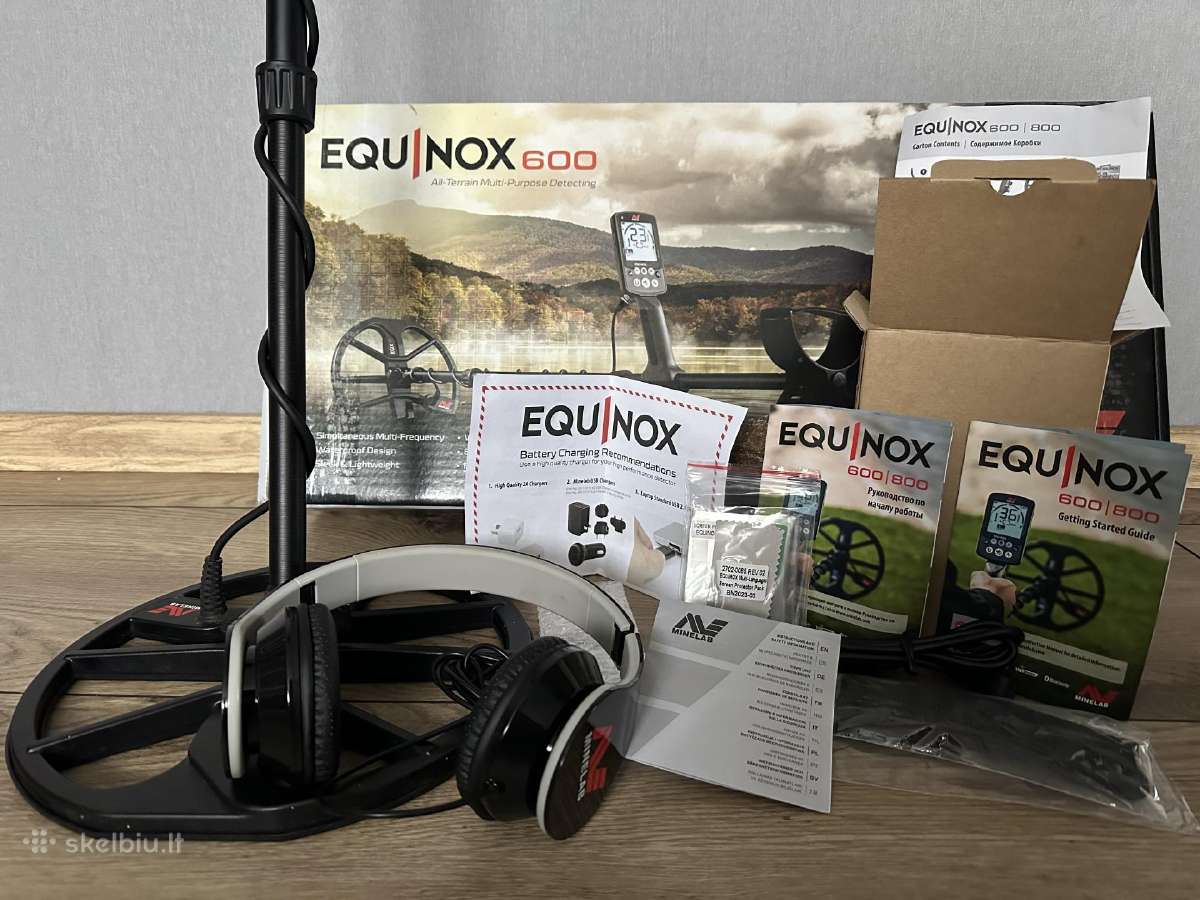 Multidaznis Metalo Detektorius Minelab Equinox600 - nuotraukos Nr. 16