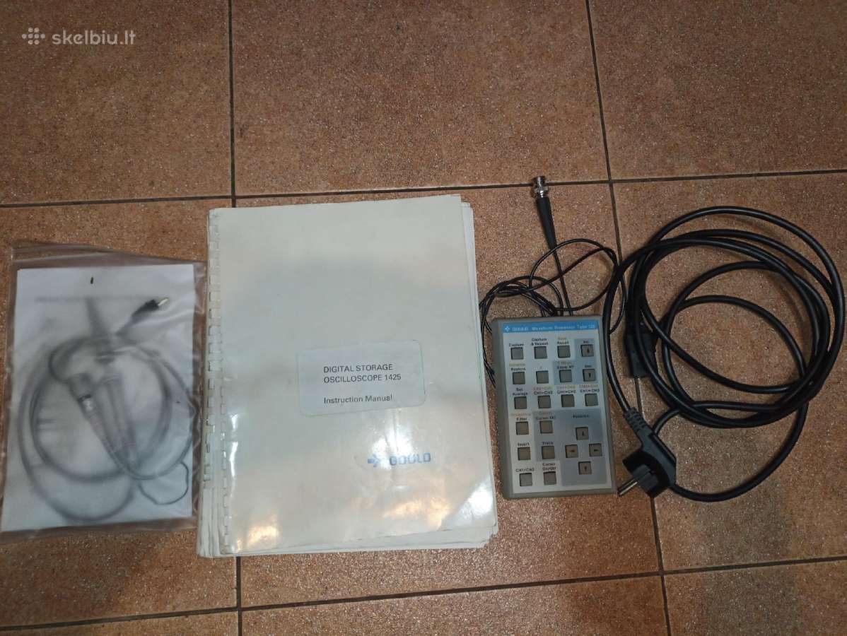 Parduodu oscilografą Gould Type 1425 20mhz - nuotraukos Nr. 2