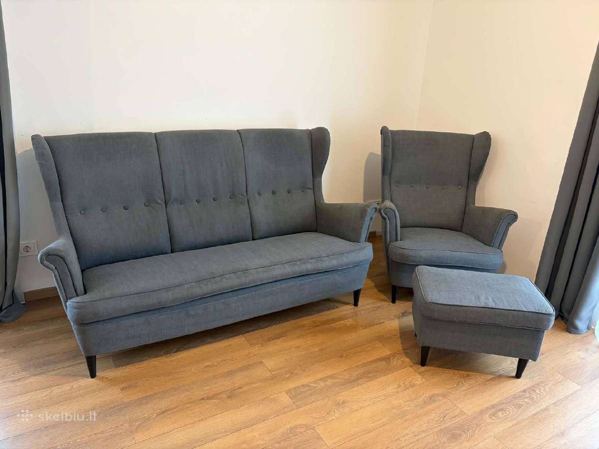 Ikea strandmon komplektas - nuotraukos Nr. 2