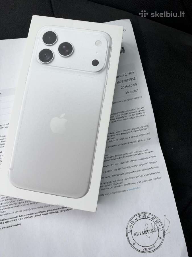 Naujas! Apple iPhone 18 Pro Max 256gb 24men. - nuotraukos Nr. 2