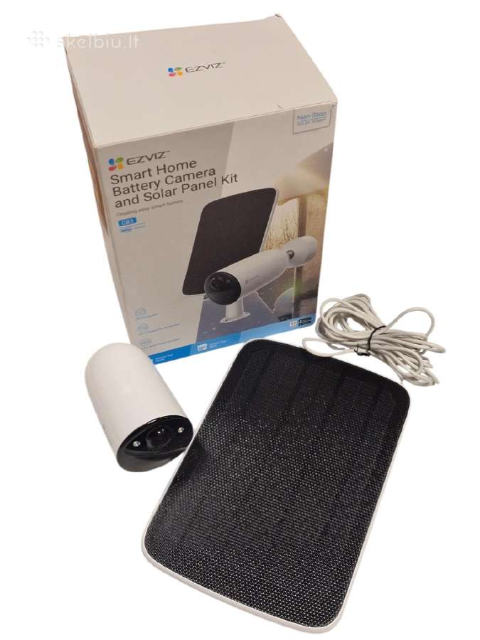 Ezviz Cb3 Kit 2k kamera su saulės panele (Ekspo) - nuotraukos Nr. 3