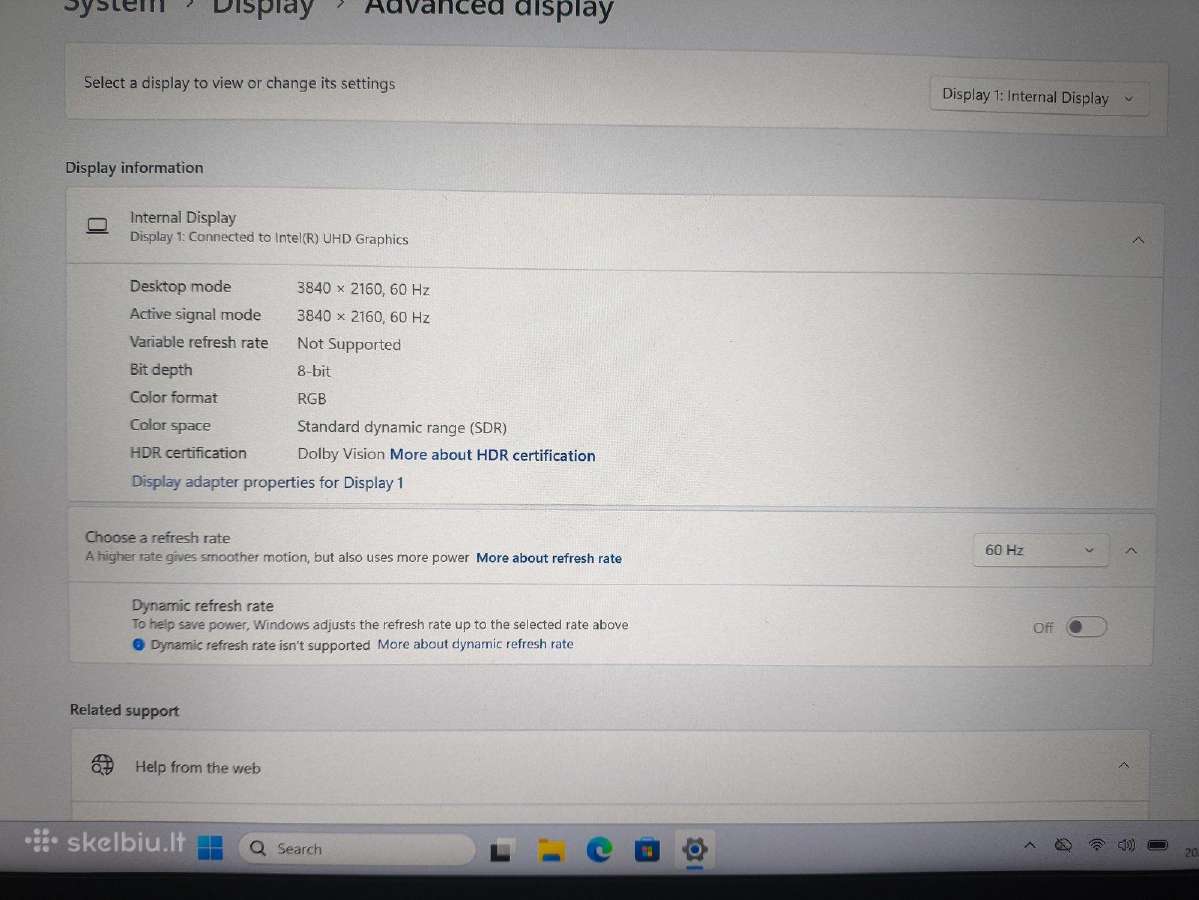 T15 15.6 4k 500 Nit i5-10210u 8gb 512gb - nuotraukos Nr. 6