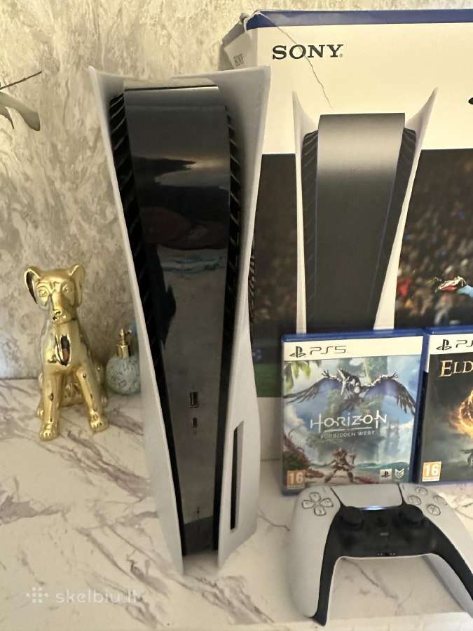 Playstation 5 pilnas komplektas 3 žaidimai - nuotraukos Nr. 4