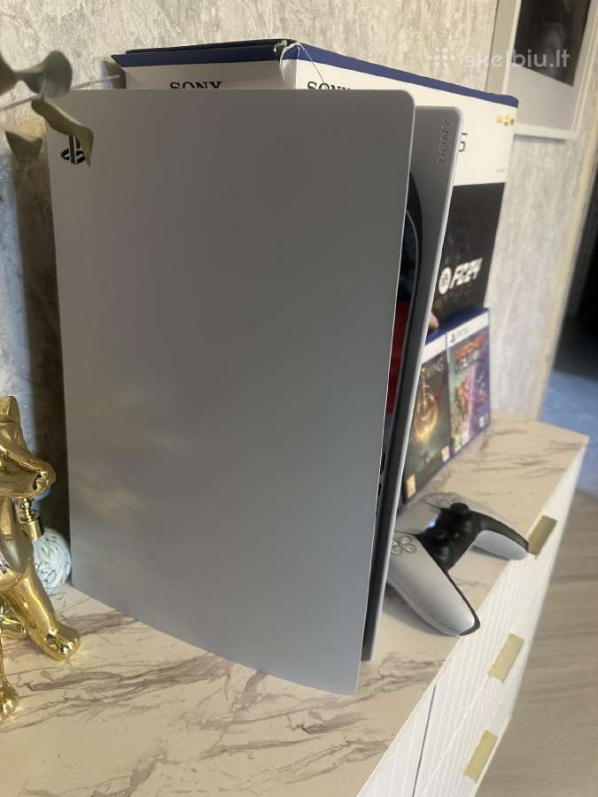Playstation 5 pilnas komplektas 3 žaidimai - nuotraukos Nr. 3