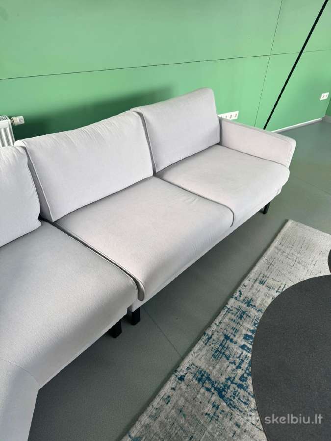Furninova kampinė sofa – šviesiai pilka - nuotraukos Nr. 4
