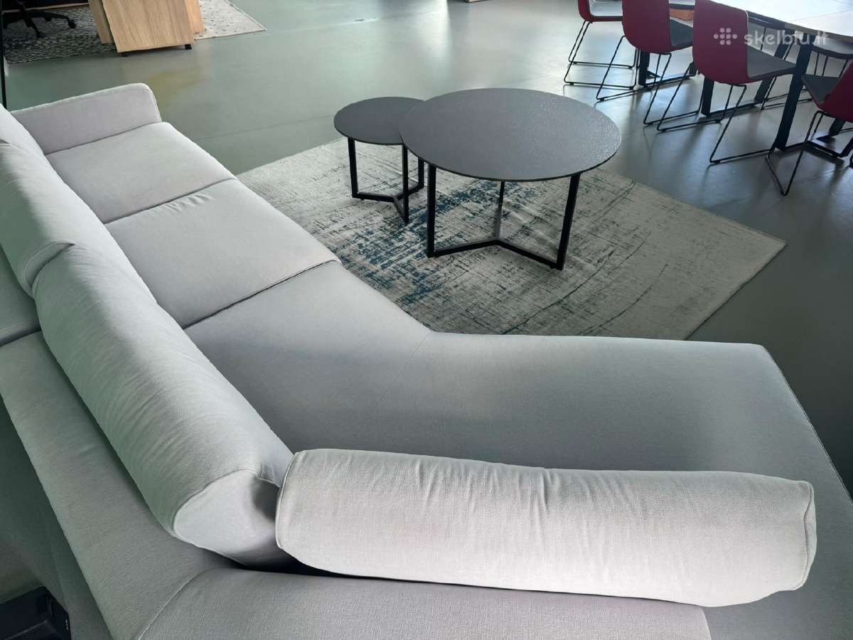 Furninova kampinė sofa – šviesiai pilka - nuotraukos Nr. 5