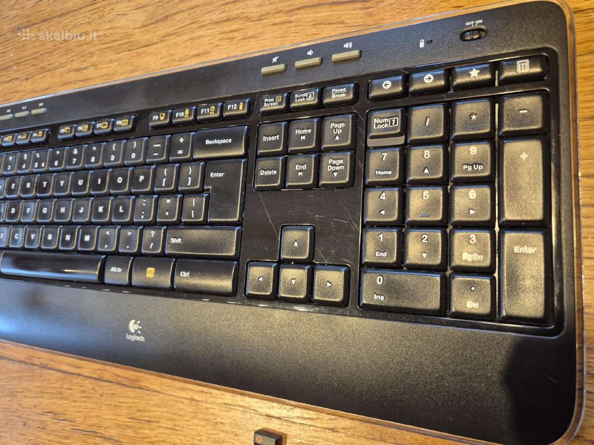 Belaidė klaviatūra Logitech K520 - nuotraukos Nr. 2