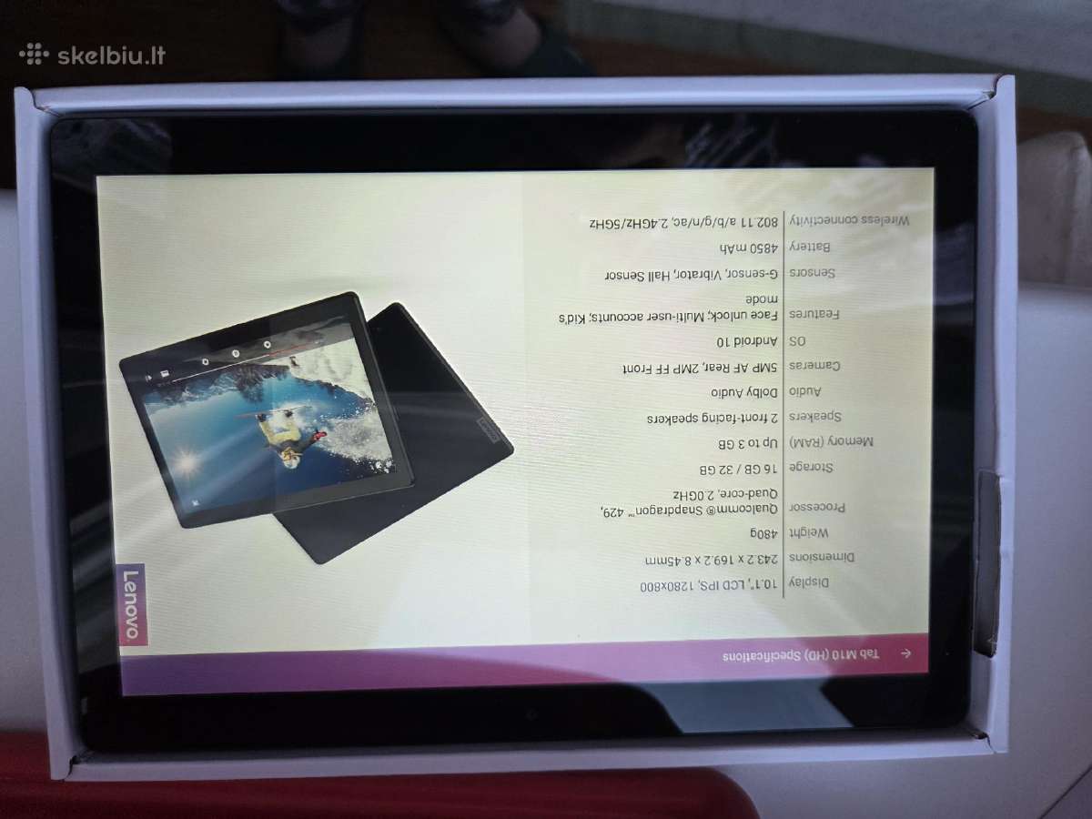 Lenovo tab M10hd - nuotraukos Nr. 6