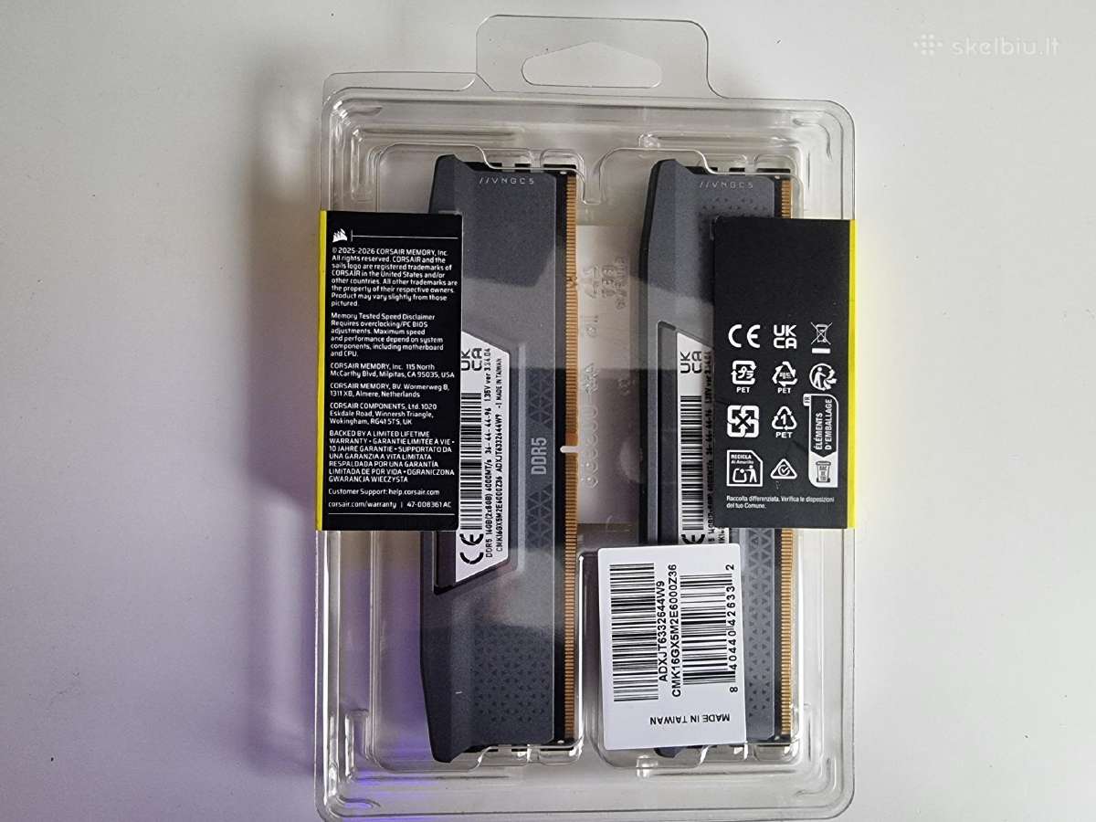 Corsair Vengeance 16gb Ddr5 - nuotraukos Nr. 2