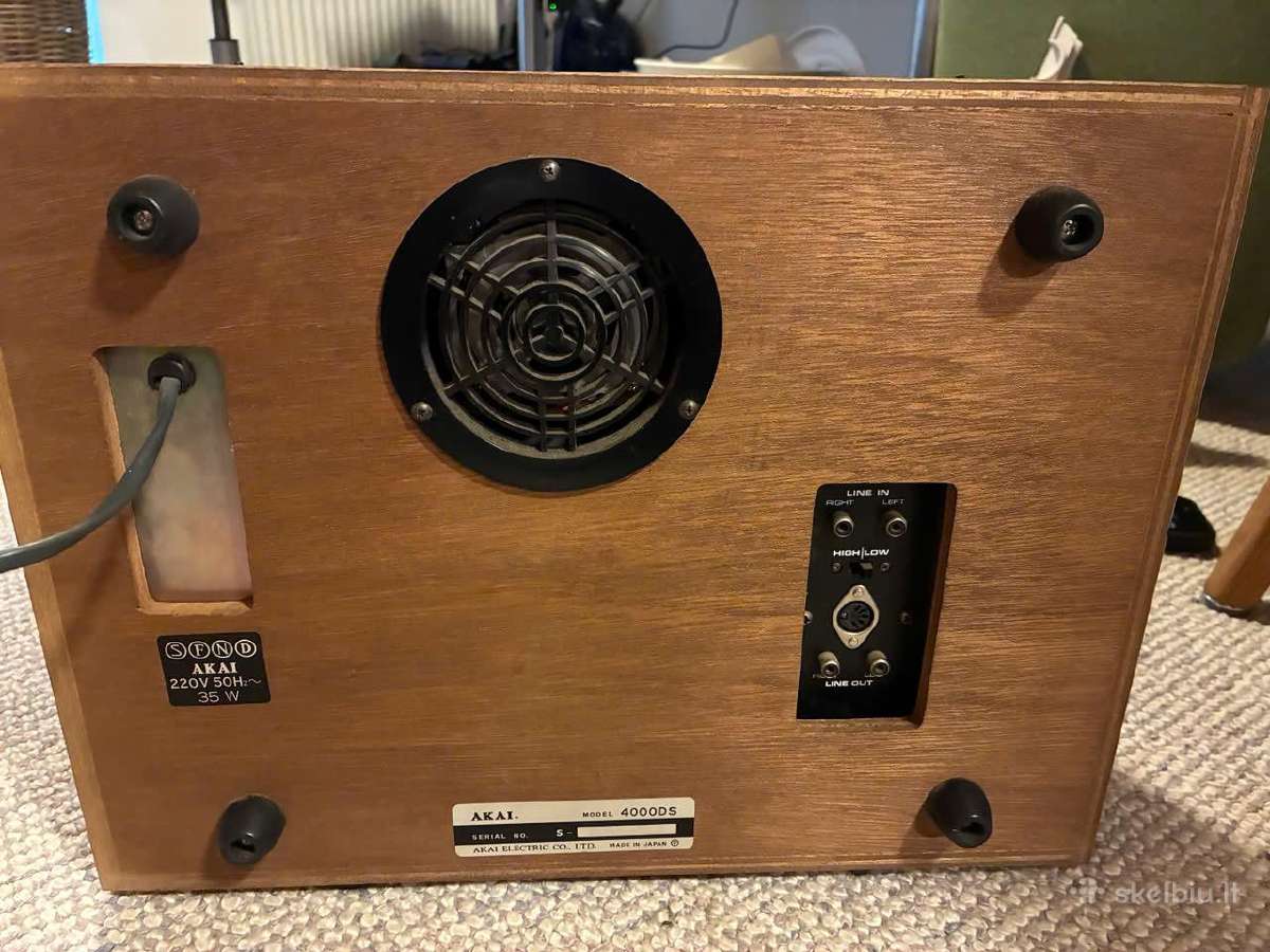 Akai GX-4000ds juostinis grotuvas, Made in Japan - nuotraukos Nr. 2