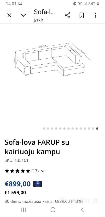 Kampas su miegamaja funkcija - nuotraukos Nr. 7