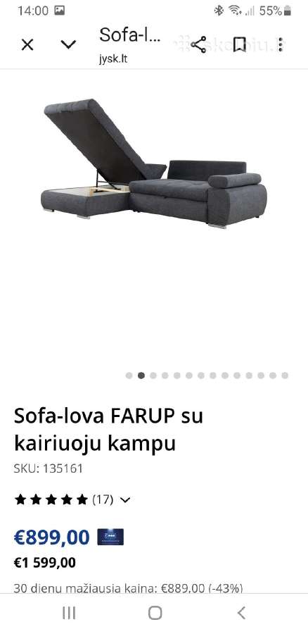 Kampas su miegamaja funkcija - nuotraukos Nr. 10