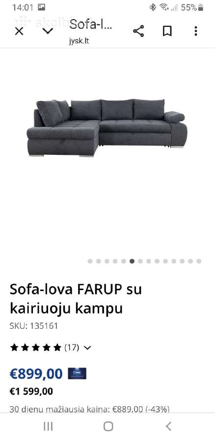 Kampas su miegamaja funkcija - nuotraukos Nr. 12
