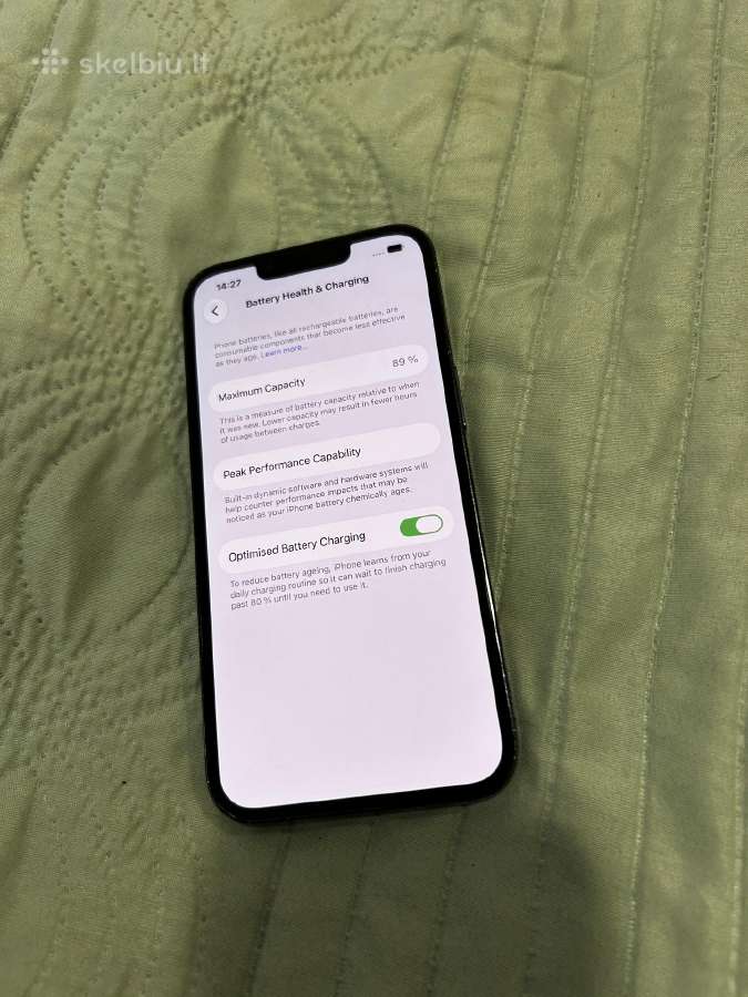iPhone 13 pro 128gb tvarkingas - nuotraukos Nr. 2
