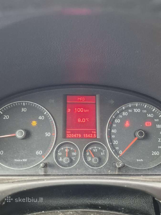 VW touran 2006 2.0 103kw - nuotraukos Nr. 9