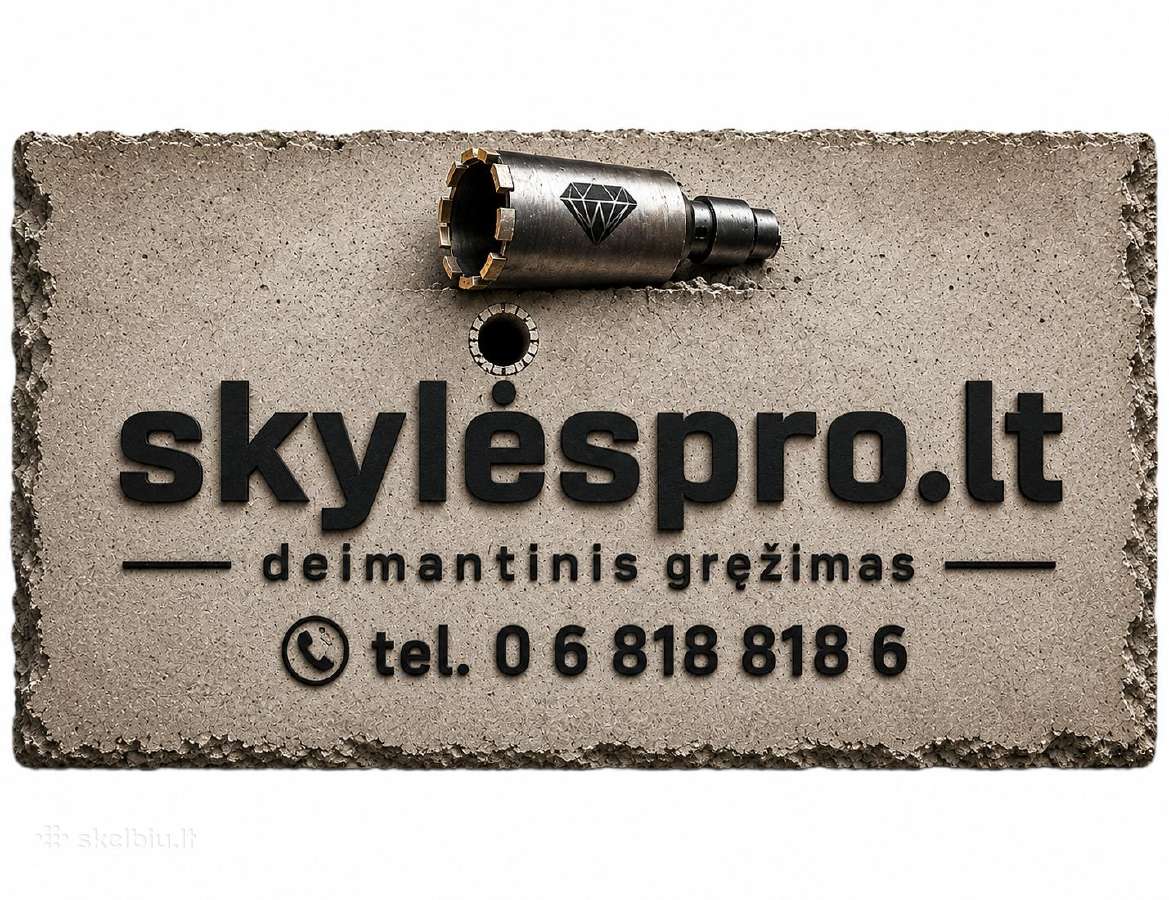 Deimantinis skylių gręžimas Kaune ir Kauno rajone - nuotraukos Nr. 5