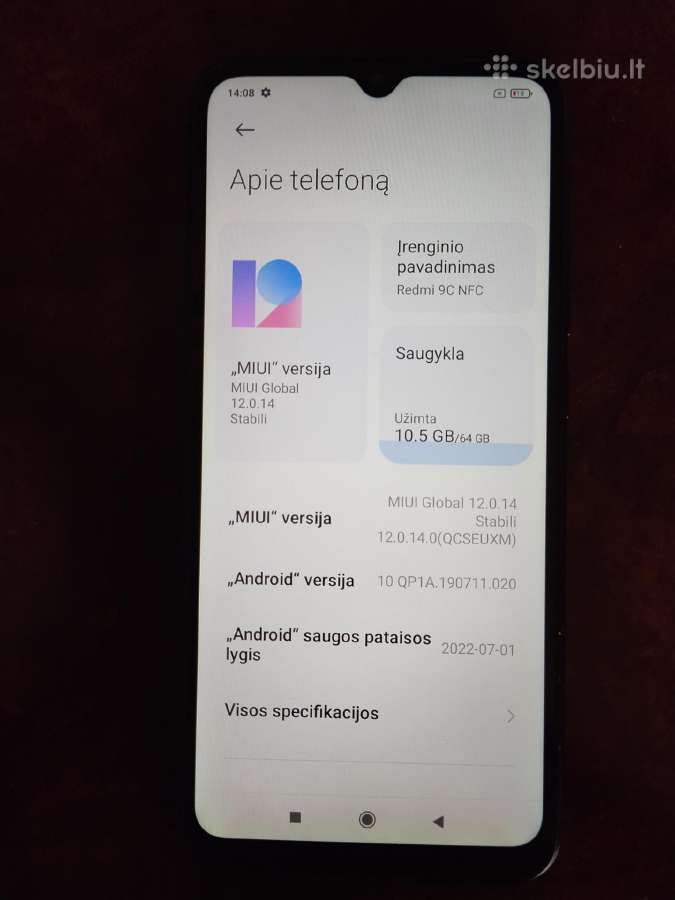 Redmi 9c Nfc - nuotraukos Nr. 2