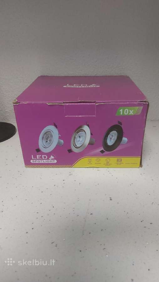 LED įleidžiamų šviestuvų komplektas - nuotraukos Nr. 2