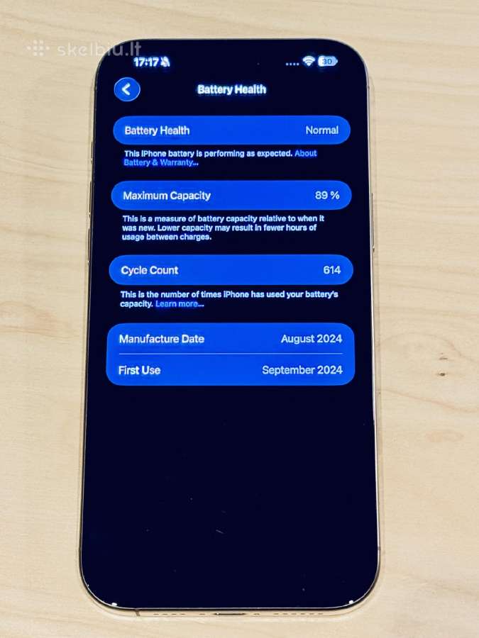 iPhone 16 Pro Max 256 GB Desert Titanium - nuotraukos Nr. 2