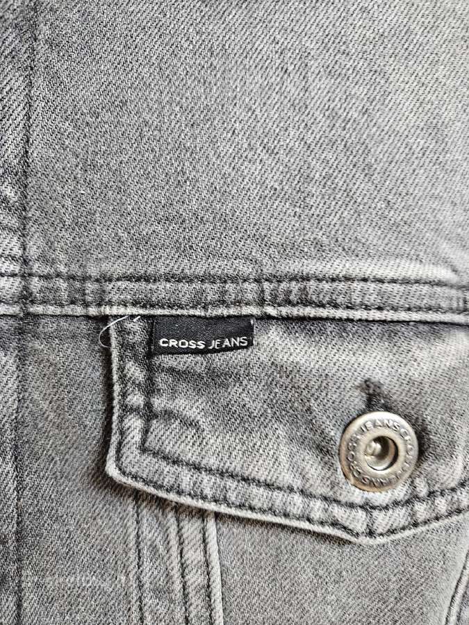 Džinsinis švarkelis tamsiai pilkos Cross Jeans - nuotraukos Nr. 3