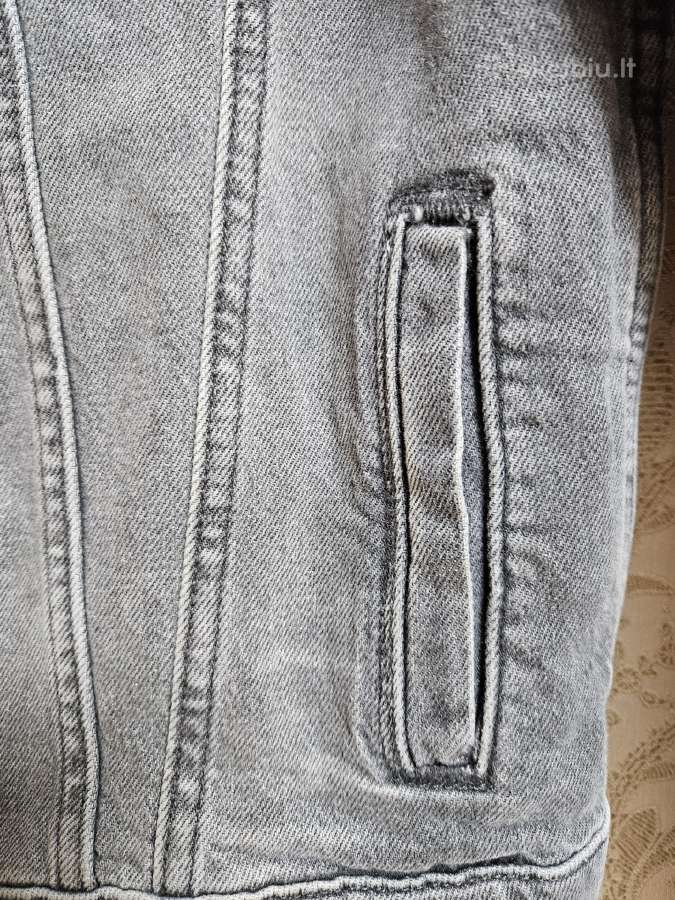 Džinsinis švarkelis tamsiai pilkos Cross Jeans - nuotraukos Nr. 6
