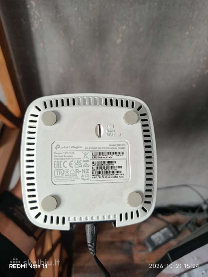 Tp-link Nx511v 5G - nuotraukos Nr. 4
