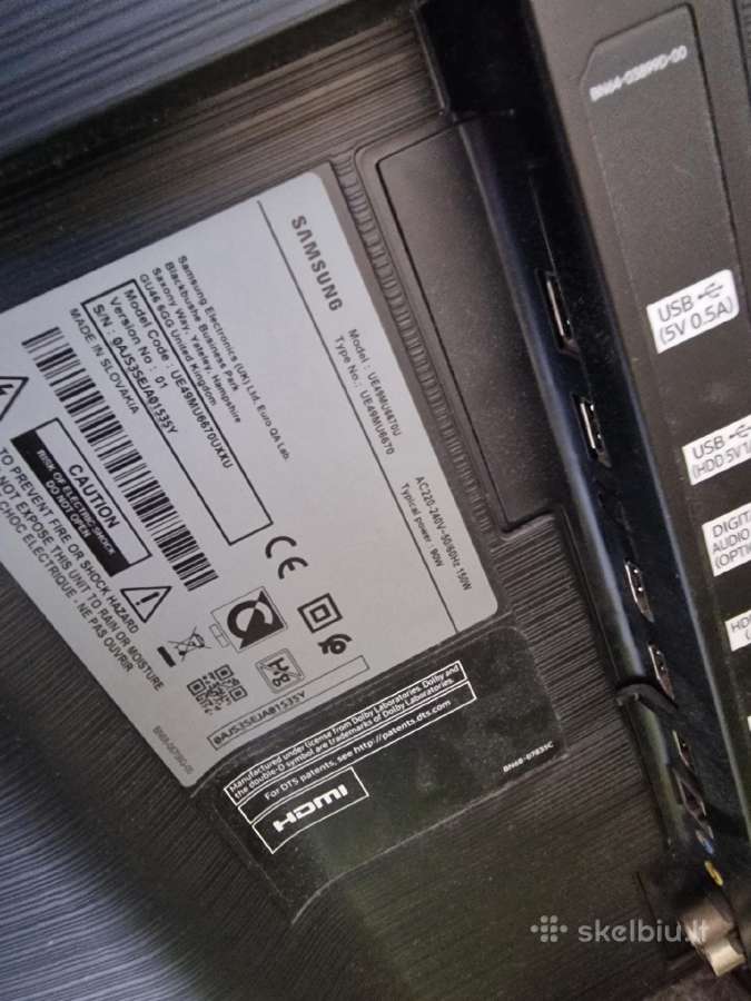 Samsung Ue49mu6670u - nuotraukos Nr. 2