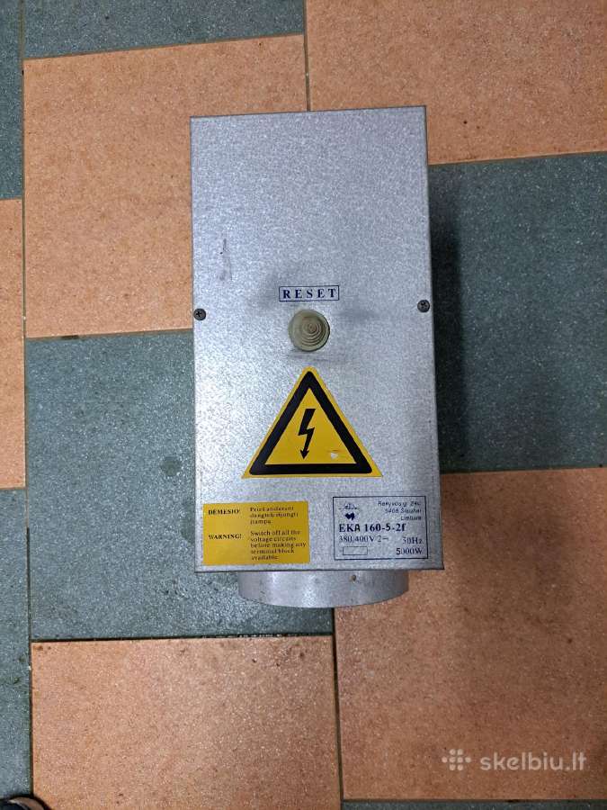 Ortakinis elektrinis pašildytuvas Eka 160 5 Kw - nuotraukos Nr. 2
