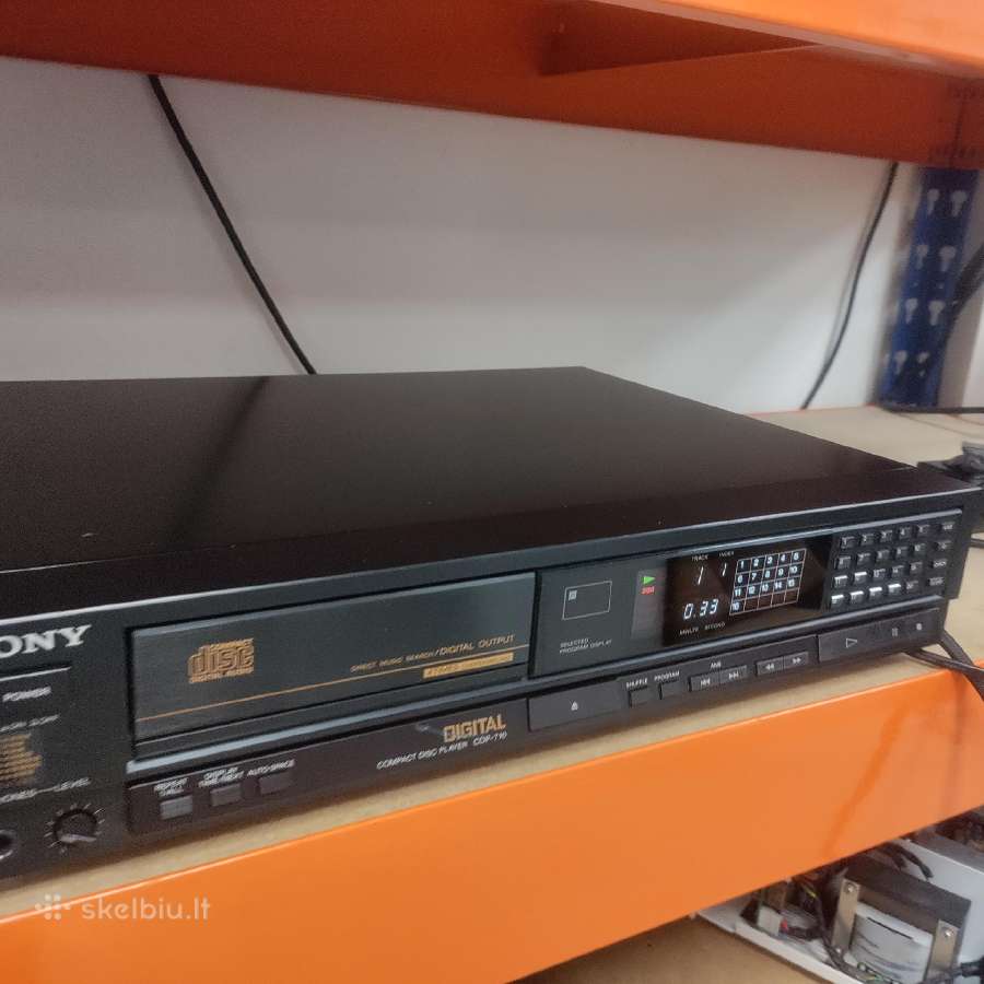 Sony Cdp 710 (Tda1541) - nuotraukos Nr. 4