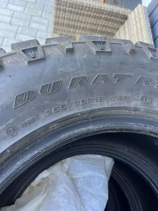 Goodyear Wrangler Duratrac 255/70 R18 – 5 vnt., - nuotraukos Nr. 6
