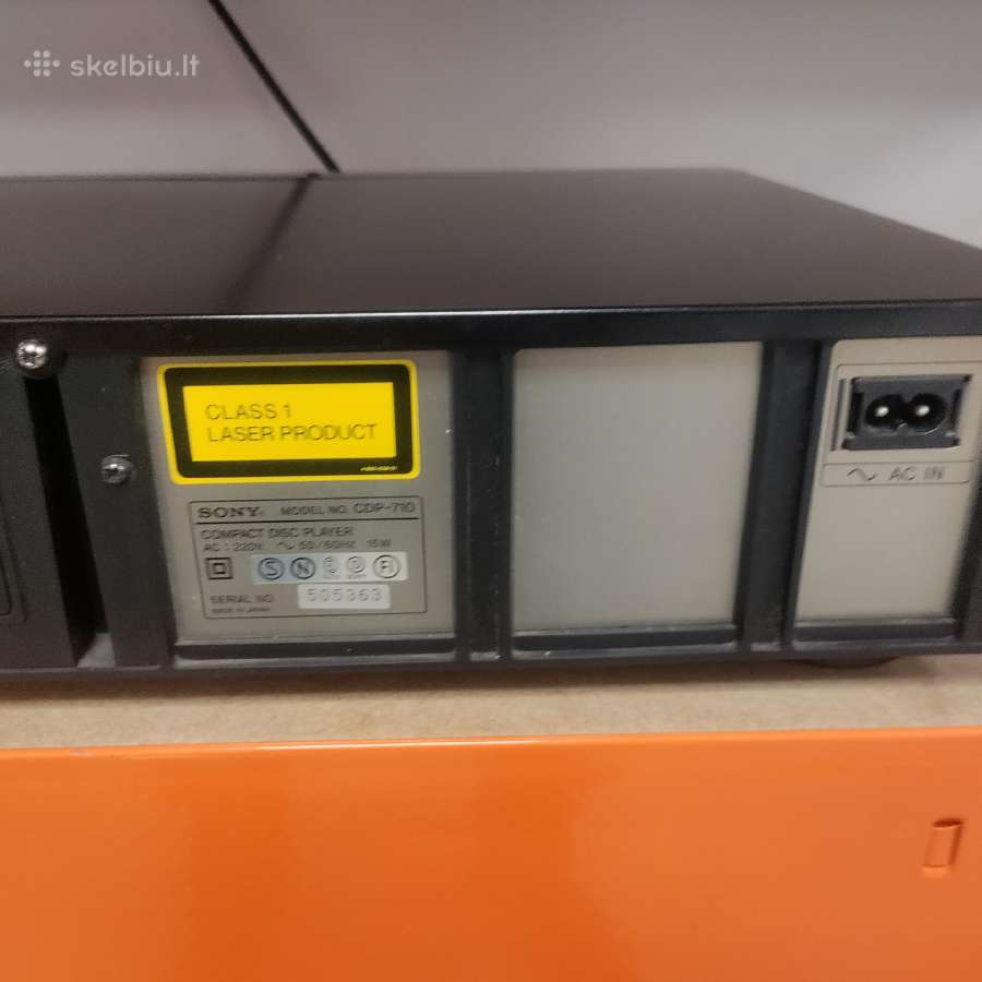 Sony Cdp 710 (Tda1541) - nuotraukos Nr. 7