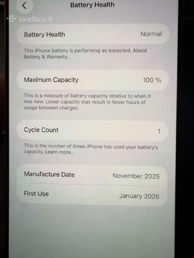 Apple iPhone 17 Pro Max 256gb apynaujis - nuotraukos Nr. 9