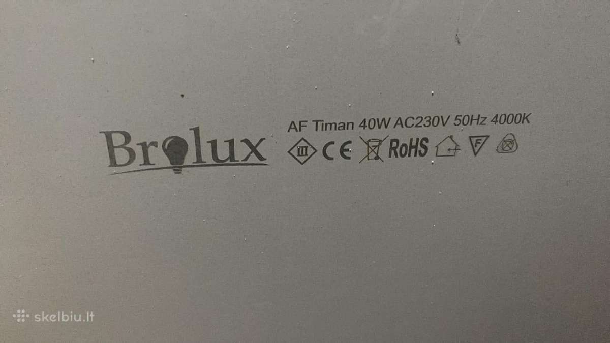 Įmontuojami Brolux LED šviestuvai ir panelės - nuotraukos Nr. 3