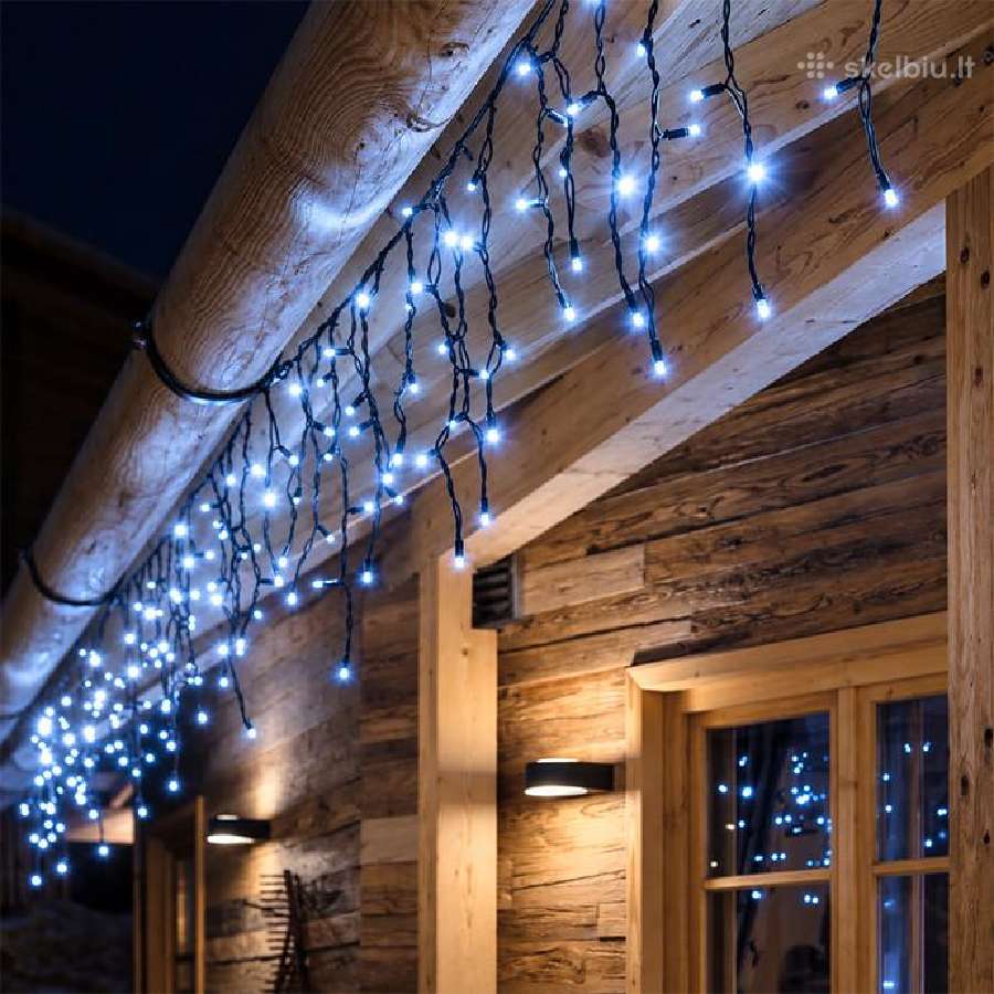 Kalėdinės lemputės užuolaidos, varvekliai - Naujos - nuotraukos Nr. 12