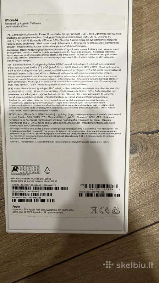 iPhone 14 256gb - nuotraukos Nr. 2