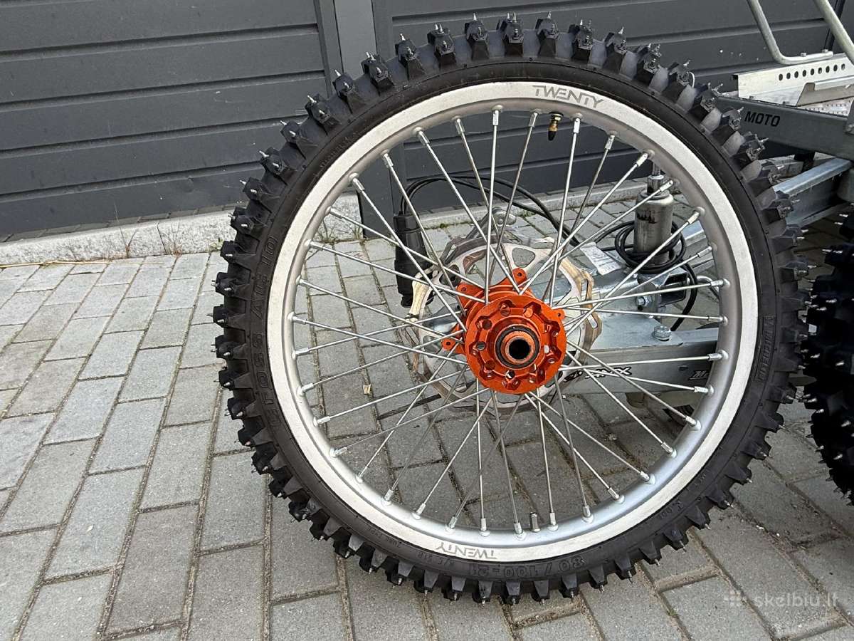 KTM exc 2023 metu ratlankiai su dygliuotom padang - nuotraukos Nr. 4