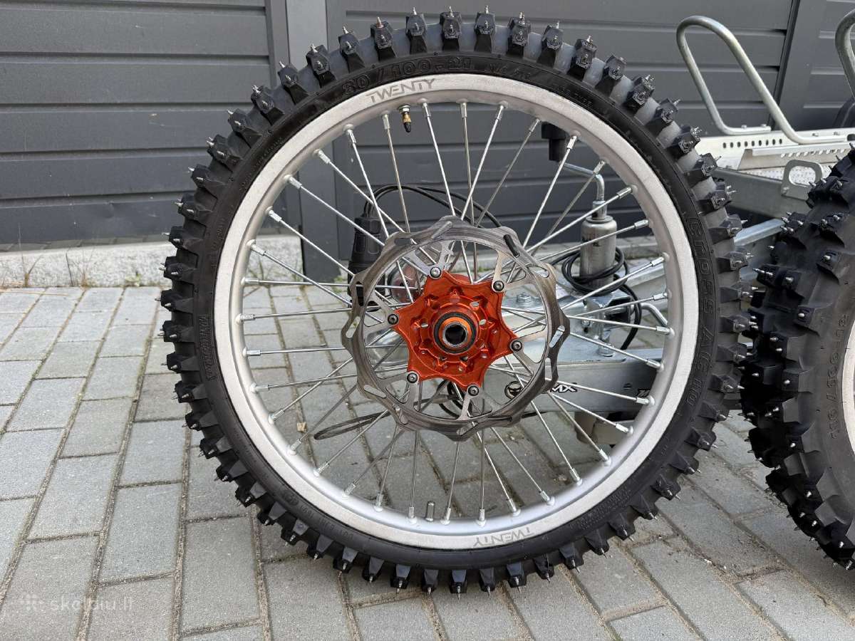 KTM exc 2023 metu ratlankiai su dygliuotom padang - nuotraukos Nr. 5