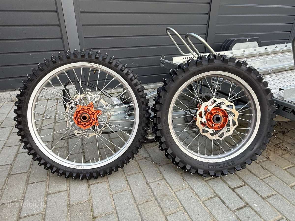 KTM exc 2023 metu ratlankiai su dygliuotom padang - nuotraukos Nr. 6