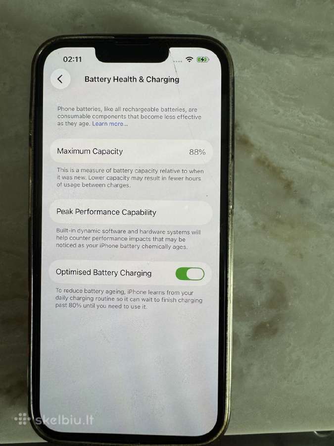 Parduodamas iPhone 14, 128 GB (Midnight / Juodas) - nuotraukos Nr. 3